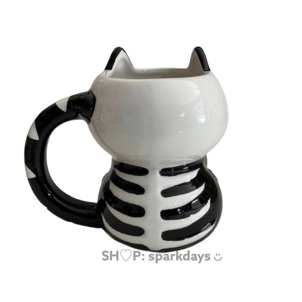 TCB049-TAZA "GATO CALAVERA"(1PZA) - Imagen 6