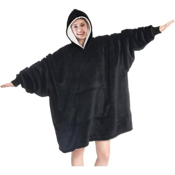 AR11747B- SUDADERA JUMBO AFELPADA PARA ADULTO (1 PZA) - Imagen 2