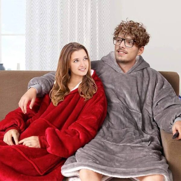 AR11747B- SUDADERA JUMBO AFELPADA PARA ADULTO (1 PZA) - Imagen 3