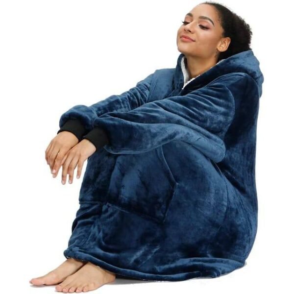 AR11747B- SUDADERA JUMBO AFELPADA PARA ADULTO (1 PZA) - Imagen 6