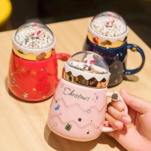 6653-1/J1287- TAZA NAVIDEÑA CON CÚPULA (1 PZA)