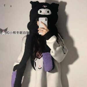 DWWJ-GORRO CON BUFANDA SANRIO (1PZA)