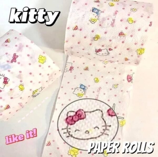 ROLLO DE PAPEL "HELLO KITTY" (1 PZA)