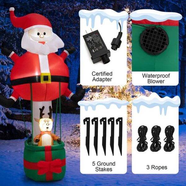 LU3097-SANTA INFLABLE 2.5 M (1PZA)