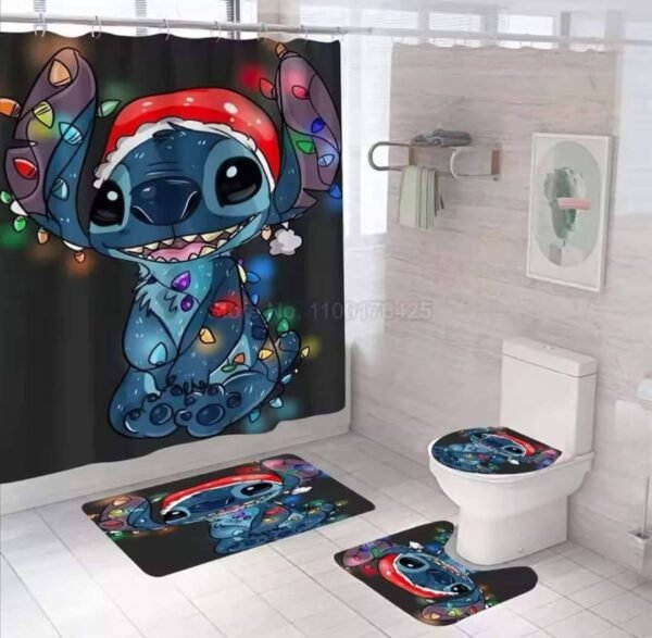 MTGS- SET DE TAPETES PARA BAÑO "STITCH" (1 SET) - Imagen 9