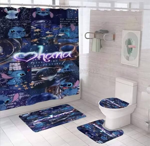 MTGS- SET DE TAPETES PARA BAÑO "STITCH" (1 SET) - Imagen 10