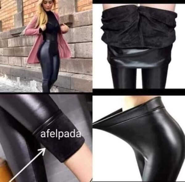 02BK-LEGGING VINIPIEL AFELPADO NEGRO (1 PZA) - Imagen 10