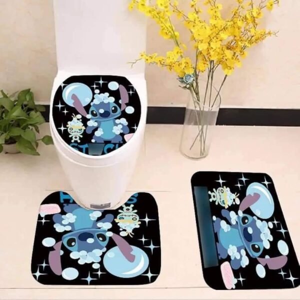 MTGS- SET DE TAPETES PARA BAÑO "STITCH" (1 SET) - Imagen 13