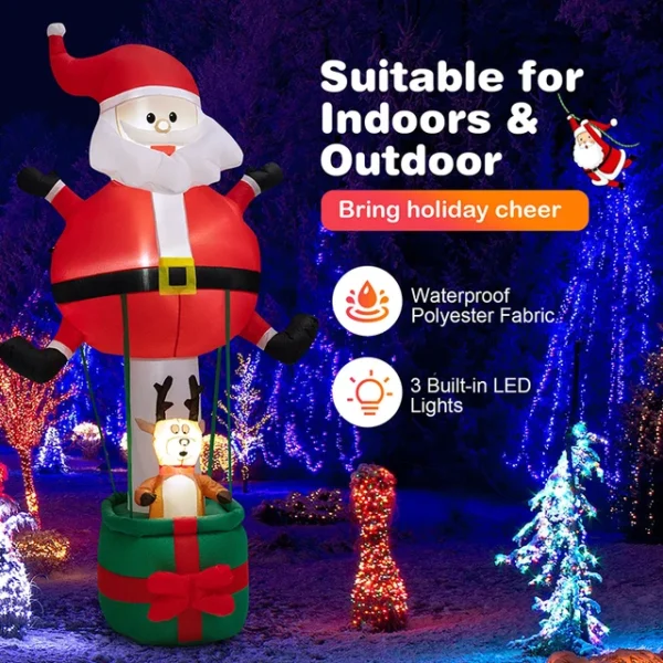 LU3097-SANTA INFLABLE 2.5 M (1PZA) - Imagen 7