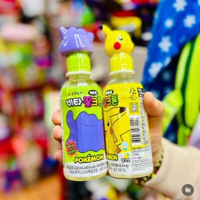 5828- BOTELLA CON JUGO "PERSONAJES" (1 PZA)