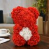 CQ02000- OSO DE ROSAS ARTIFICIALES CON CAJA DE REGALO Y LUZ LED (1 PZA)