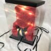CQ02000- OSO DE ROSAS ARTIFICIALES CON CAJA DE REGALO Y LUZ LED (1 PZA)