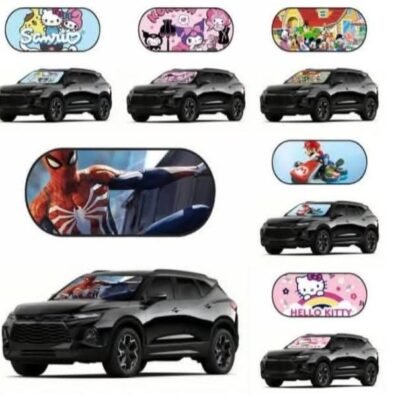LU3992- PARASOL PARA AUTOMOVIL "PERSONAJES" (1 PZA)