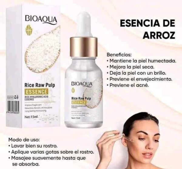 41012 Serum de Arroz bioaquia aclarante 1 pza - Imagen 2