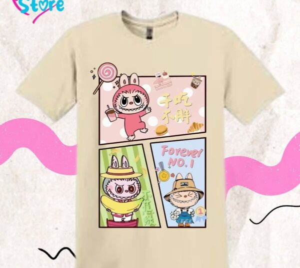 P-303-Playera Labubu 💖 - Imagen 2