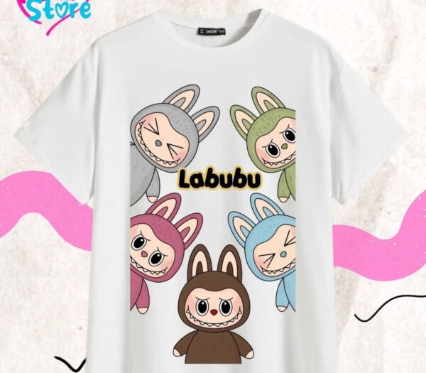 P-303-Playera Labubu 💖 - Imagen 3