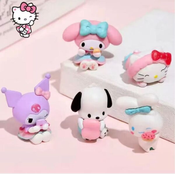 LU4274- SET DE 5 MINIFIGURAS SANRIO 50 ANIVERSARIO (1 SET) - Imagen 5