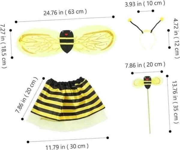 LU4427 - DISFRAZ PARA NIÑA DE ''CATARINA'' Y DE ''ABEJA'' (1 PZA) - Imagen 5