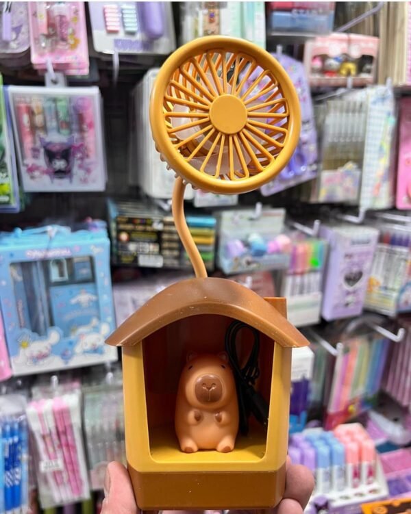 SKG12 - LAMPARA/SACAPUNTAS CON VENTILADOR ''CAPIBARA'' (1 PZA) - Imagen 5