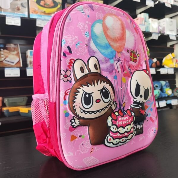 666 - MOCHILA "LABUBU" PARA KINDER CON LUZ LED (1 PZA) - Imagen 4
