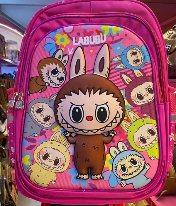 666 - MOCHILA "LABUBU" PARA KINDER CON LUZ LED (1 PZA) - Imagen 6