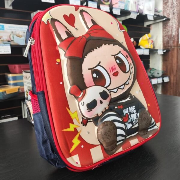 666 - MOCHILA "LABUBU" PARA KINDER CON LUZ LED (1 PZA) - Imagen 2