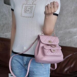 340Z - MOCHILA "CHANEL" TIPO PIEL (PZA)