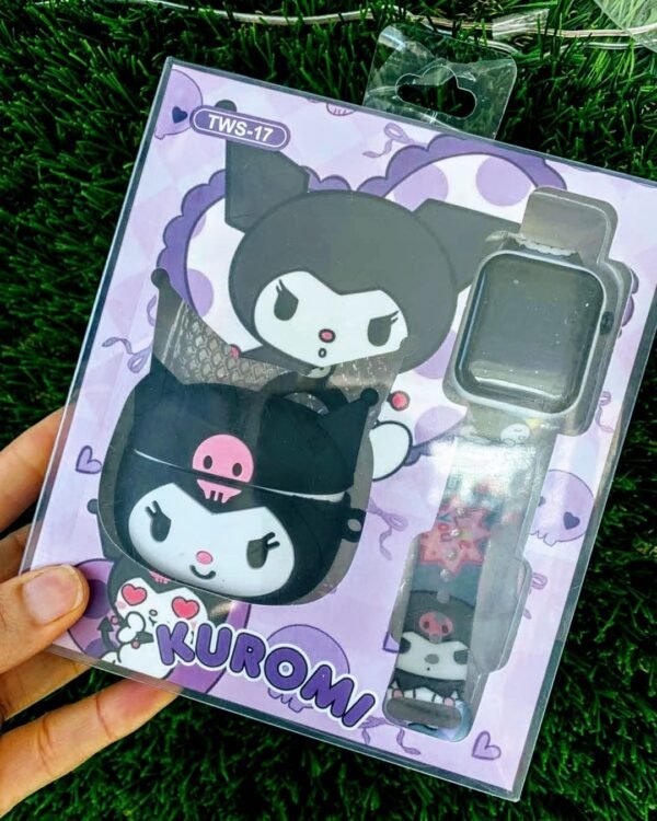 90624 - AUDIFONOS AIRPODS CON RELOJ Y FUNDA DE PERSONAJES (1 PZA) - Imagen 7