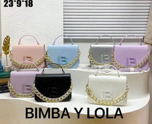 9713 - BOLSO TIPO BIMBA LOLA CON CADENA (1 PZA) - Imagen 6
