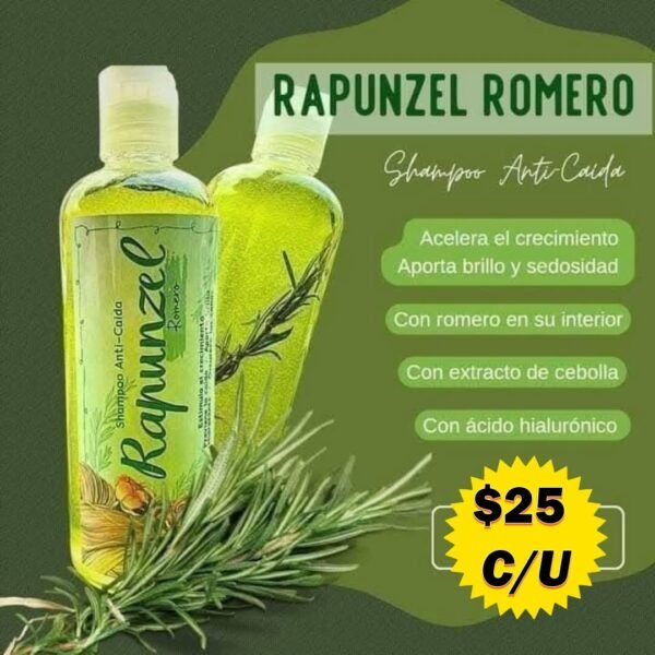 2248 - 🫧 SHAMPOO DE ROMERO RAPUNZEL 🫧(1 PZA)