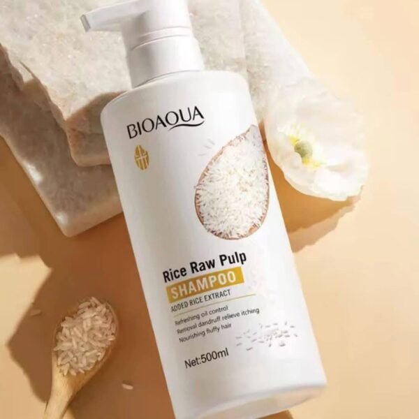 BQY51827 - SHAMPOO DE ARROZ X BIOAQUA (1 PZA) - Imagen 3