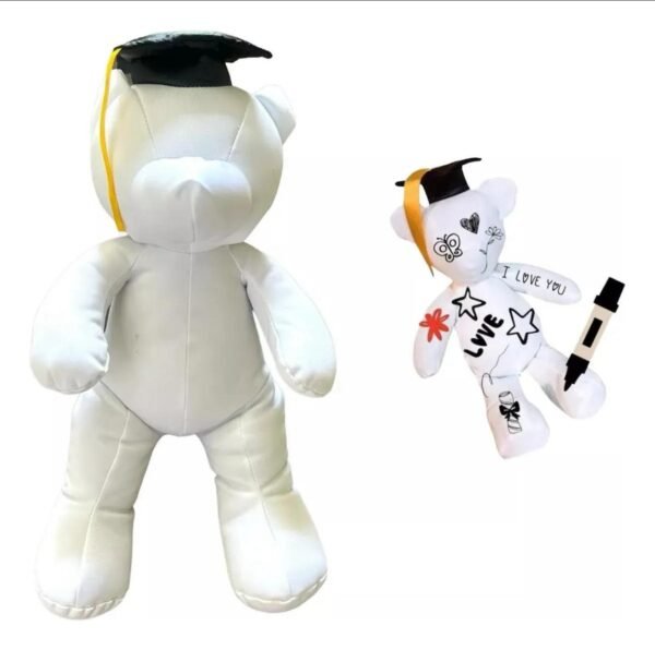 OG78 - OSO DE GRADUACION CON BIRRETE Y MOÑO (1 PZA) - Imagen 4