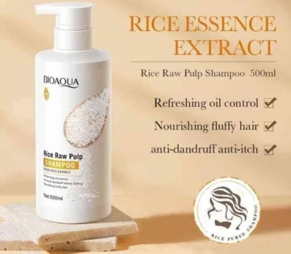 BQY51827 - SHAMPOO DE ARROZ X BIOAQUA (1 PZA) - Imagen 6