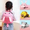 HHH316 - MOCHILA "ANIMAL'S" CON CORREA PARA KINDER (1 PZA)