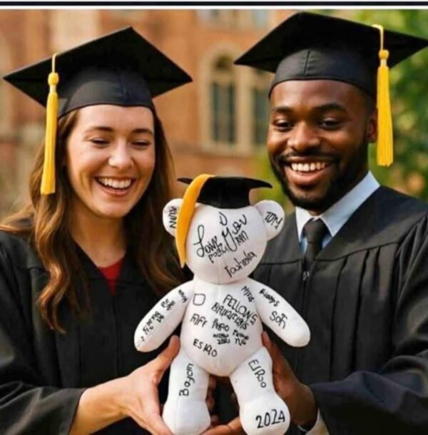 OG78 - OSO DE GRADUACION CON BIRRETE Y MOÑO (1 PZA) - Imagen 2