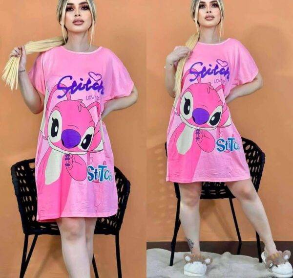 ASP1058 - PIJAMA X "STITCH Y ANGELA" TIPO BLUSON (1 PZA)