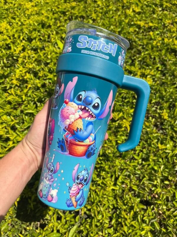 TS687 - TERMO CON AGARRADERA X "STITCH" (1 PZA) - Imagen 4