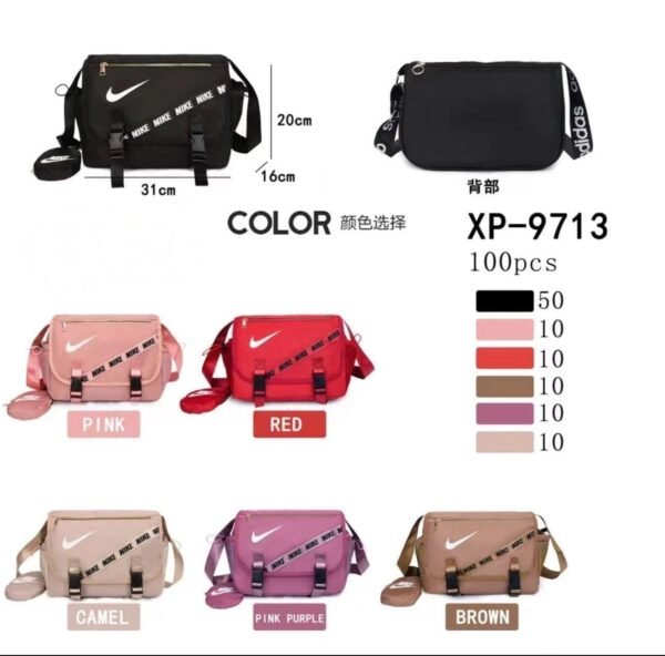 XP9713 - MALETA PEQUEÑA X "NIKE" CON MONEDERO (1 PZA) - Imagen 7