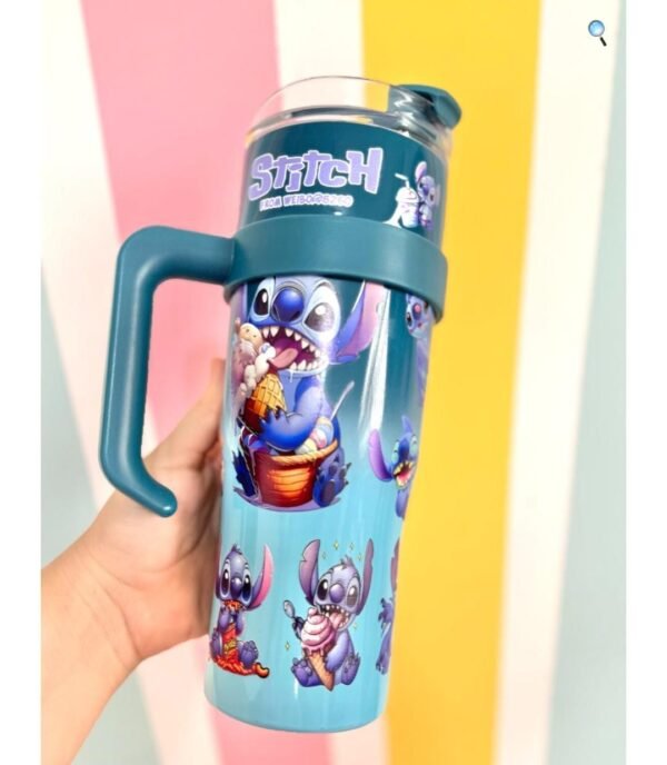 TS687 - TERMO CON AGARRADERA X "STITCH" (1 PZA) - Imagen 3