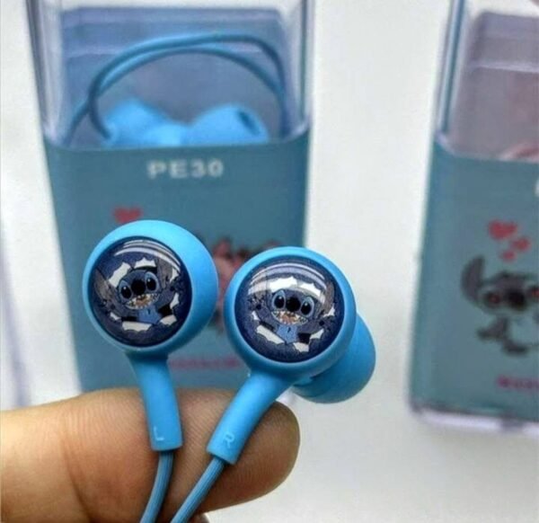 LU9307 - AUDIFONOS TIPO MINISO X STITCH/SANRIO POR TERCIA (3 PIEZAS) - Imagen 5