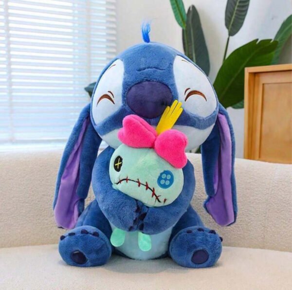 0137 - PELUCHE X "STITCH Y ANGELA" CON MUÑECA "TRAPOS" (1 PZA) - Imagen 2