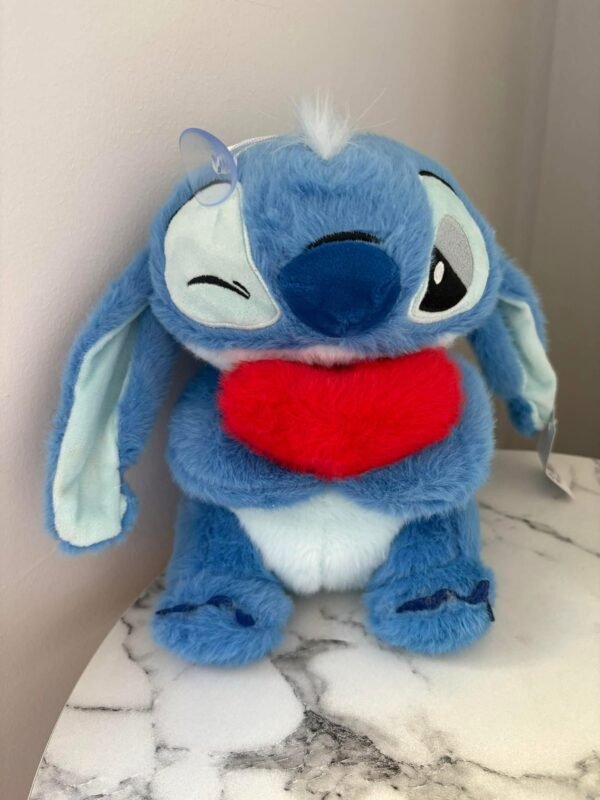 0135 - PELUCHE X "STITCH Y ANGELA" CON CORAZON (1 PZA) - Imagen 4