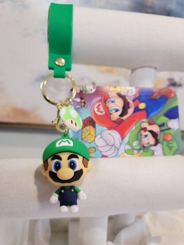 SA282 -  TARJETERO DE "MARIO BROSS" CON LLAVERO (1 PZA) - Imagen 6