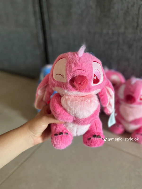 0135 - PELUCHE X "STITCH Y ANGELA" CON CORAZON (1 PZA) - Imagen 6