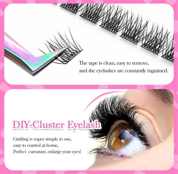 251-100 - SET DE 100 EXTENSIONES DE PESTAÑAS DIY (1 SET) - Imagen 2