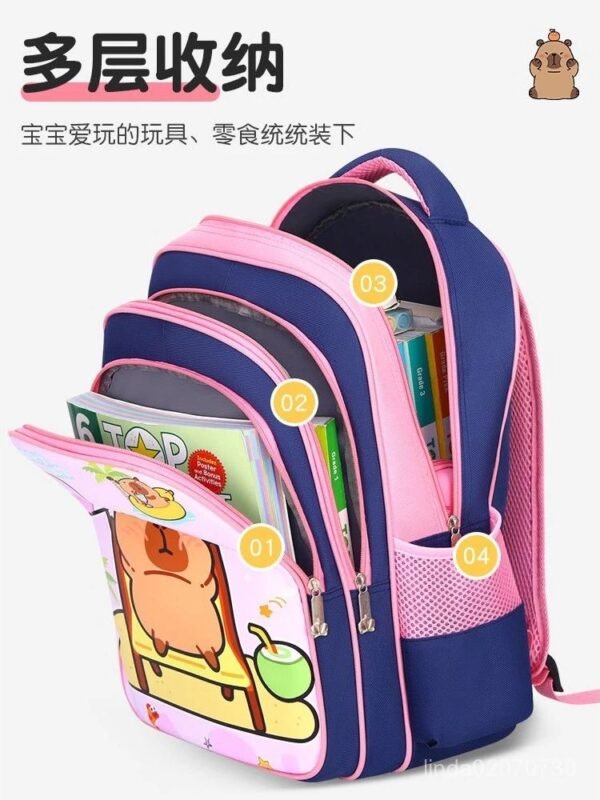 LU9471 - MOCHILA PARA PRIMARIA X CAPIBARA (1 PZA) - Imagen 3