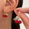 25LT-100 - SET DE 12 JUEGOS DE COLLAR CON ARETES CHERRY Y STRAWBERRY FASHION (1 SET)