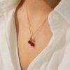 25LT-100 - SET DE 12 JUEGOS DE COLLAR CON ARETES CHERRY Y STRAWBERRY FASHION (1 SET)