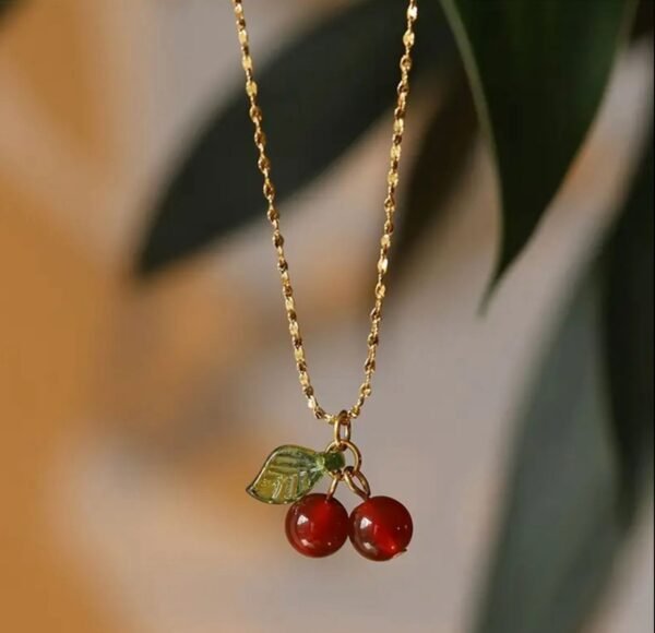 25LT-100 - SET DE 12 JUEGOS DE COLLAR CON ARETES CHERRY Y STRAWBERRY FASHION (1 SET) - Imagen 13