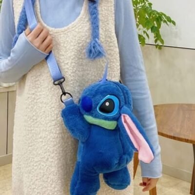LU7714 - PELUCHE CROSSBODY DE STITCH/LOTSO/CAPIBARA (1 PZA)